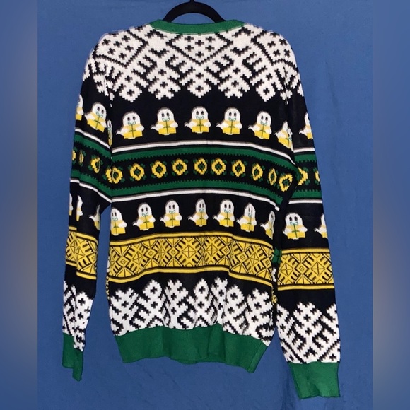 Christmas 🎄 UGLY Sweater "I Believe in Ghosts” 👻 CBS Original Series Size Large - Picture 3 of 5